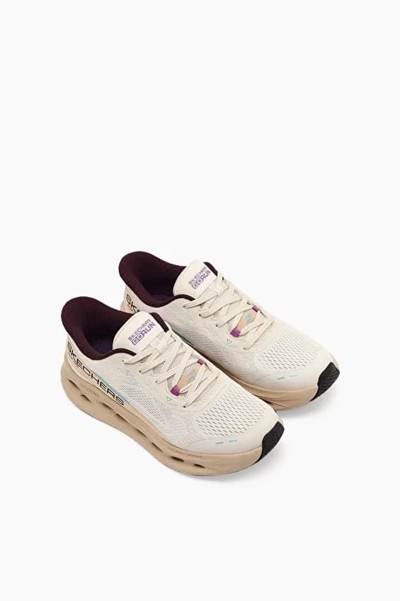 Skechers Kadın Max Cushioning Slip ins Ayakkabı Bej · 129400-NAT (6/7)