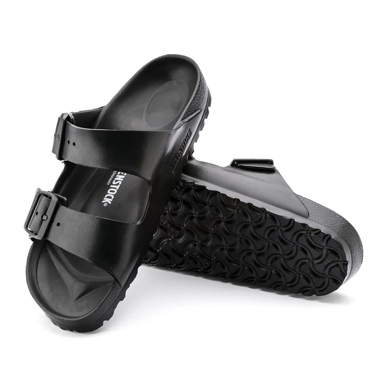 Birkenstock Arizona Eva Erkek Terlik Siyah — Gri · 129421 (6/10)