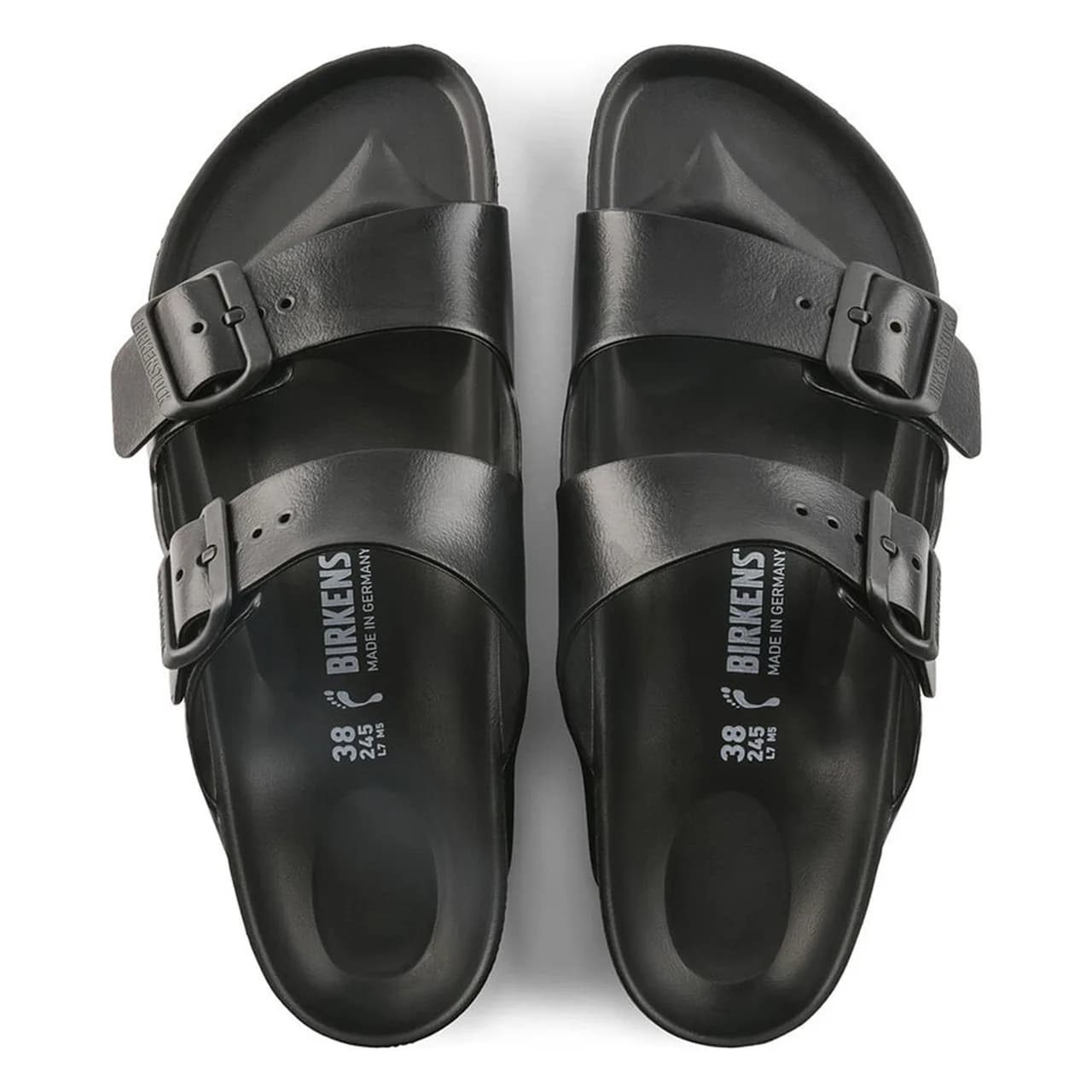 Birkenstock Arizona Eva Erkek Terlik Siyah — Gri · 129421 (7/10)