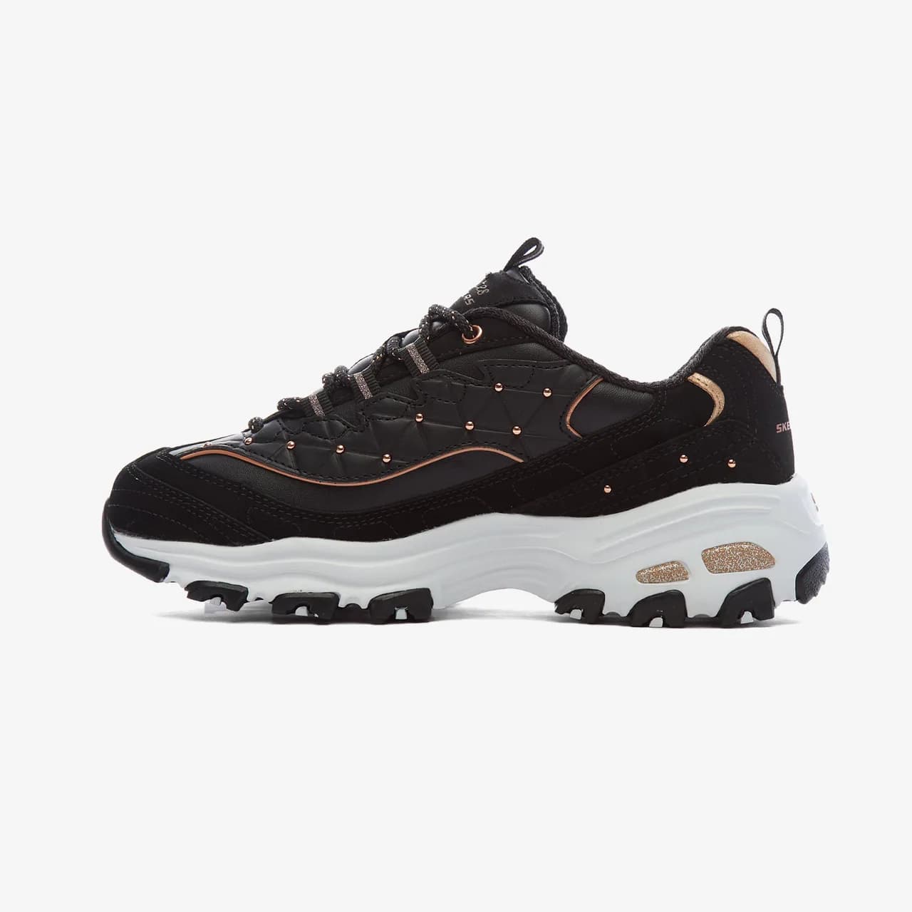 Skechers D'lites - Glamour Feels Kadın Siyah Sneakers · 13087-BKRG (4/6)
