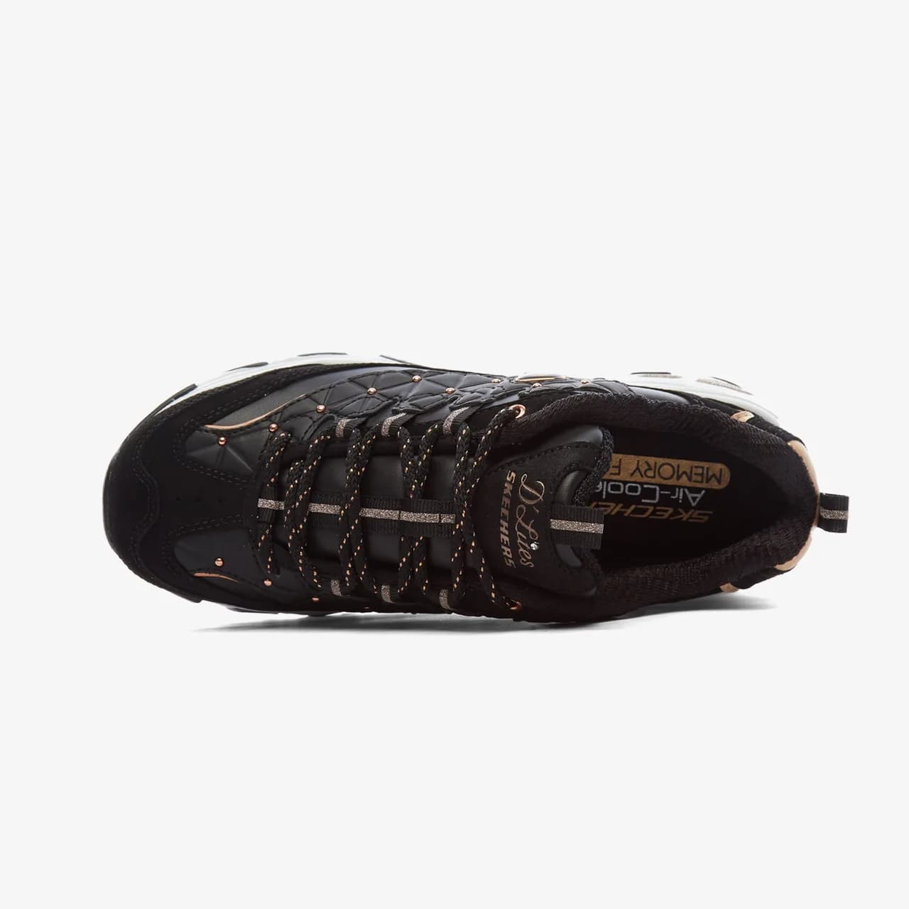Skechers D'lites - Glamour Feels Kadın Siyah Sneakers · 13087-BKRG (5/6)