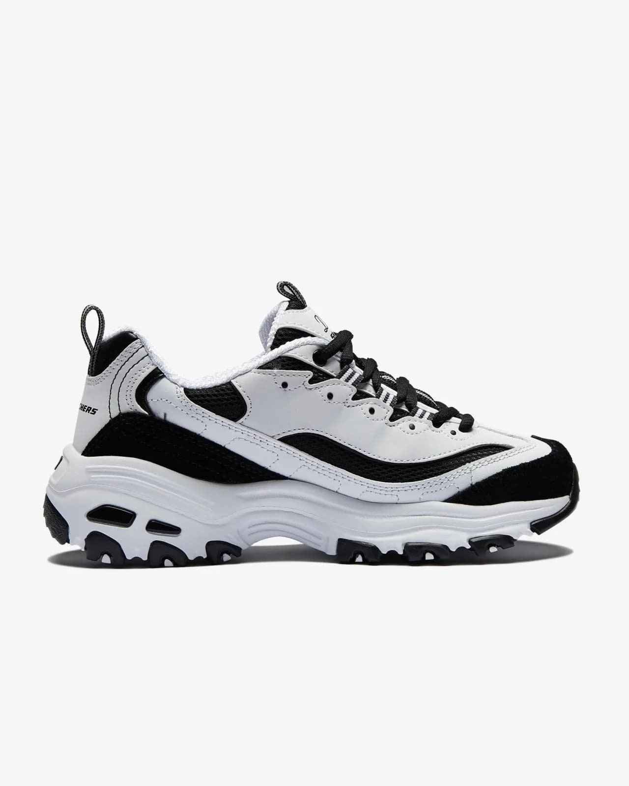 Skechers D'Lites - March Forward Kadın Günlük Ayakkabı — Siyah · 13148-WBK (11/12)