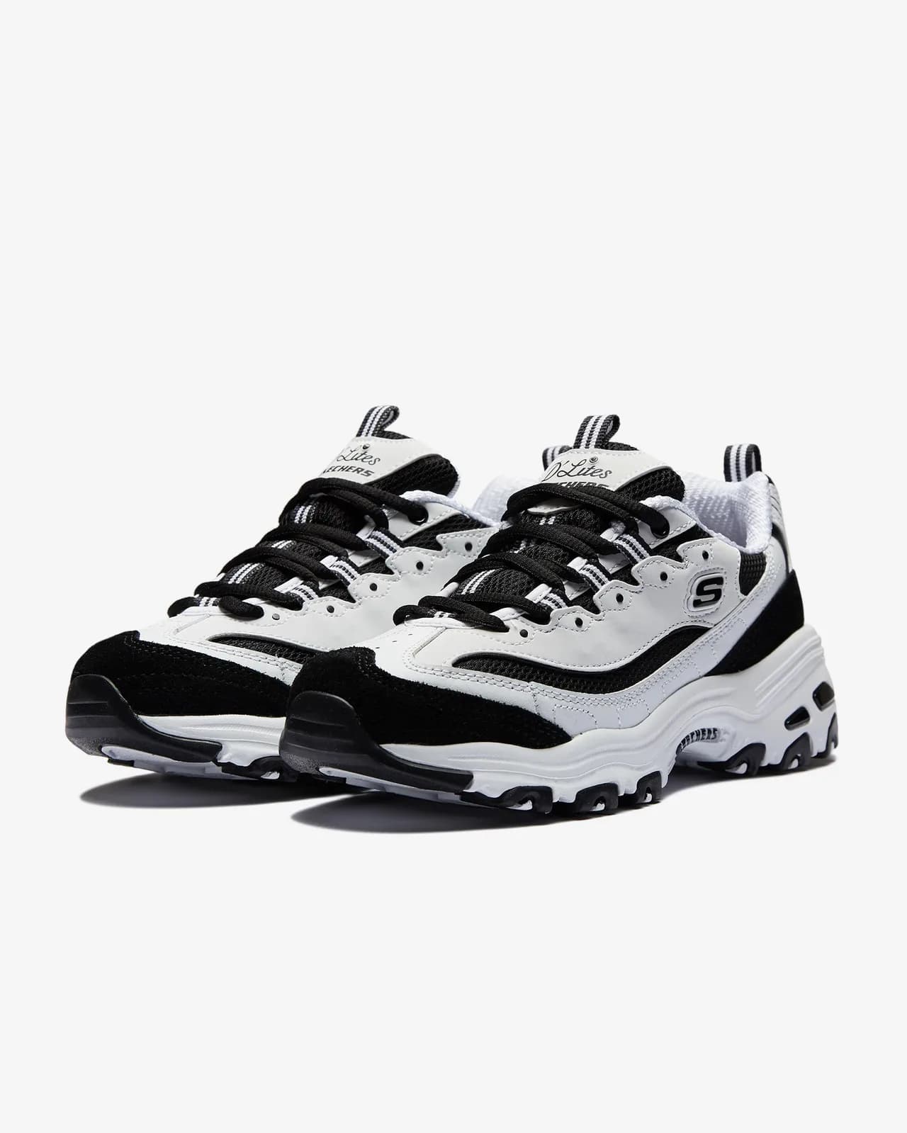 Skechers D'Lites - March Forward Kadın Günlük Ayakkabı — Siyah · 13148-WBK (12/12)