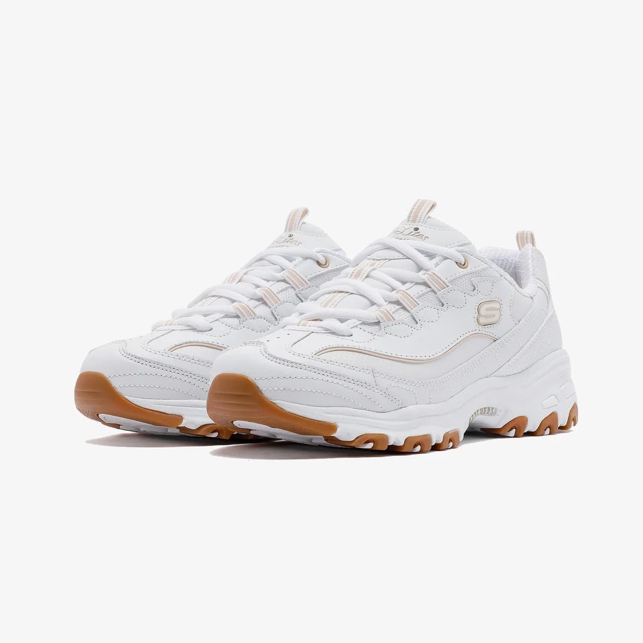 Skechers D'lites - Good Neutral Kadın Beyaz Sneakers · 149807-WHT (3/8)
