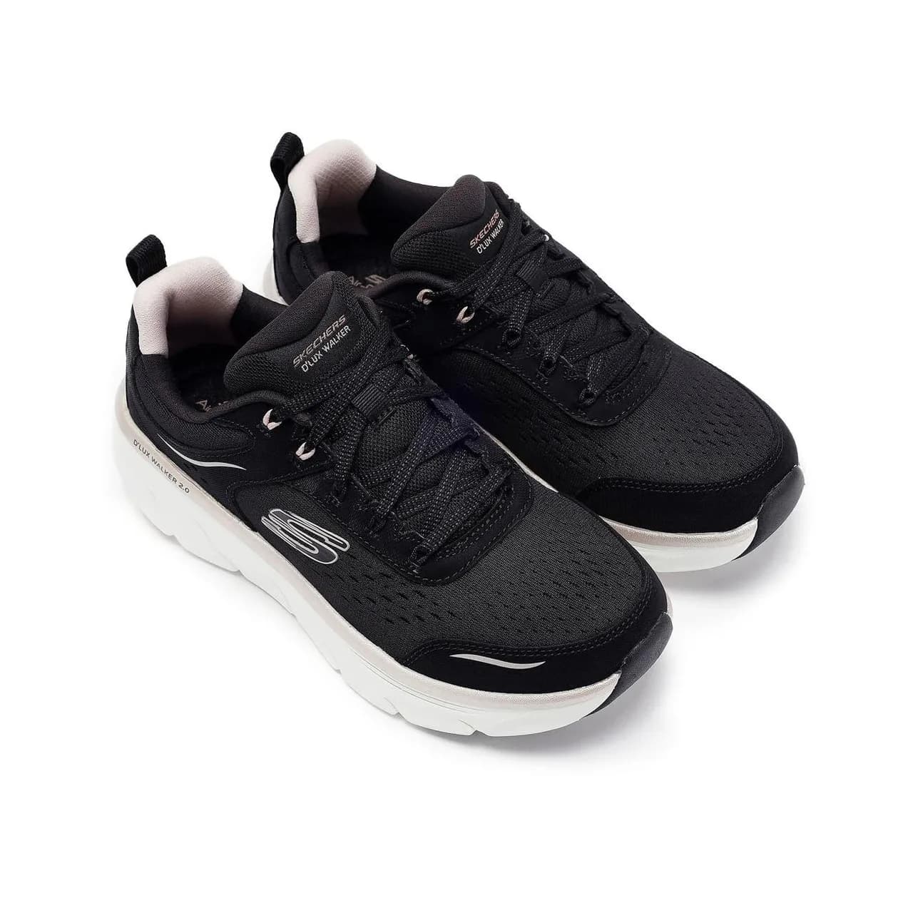 Skechers Kadın D'Lux Walker 2 0 Ayakkabı Siyah · 150103-BKRG (5/14)