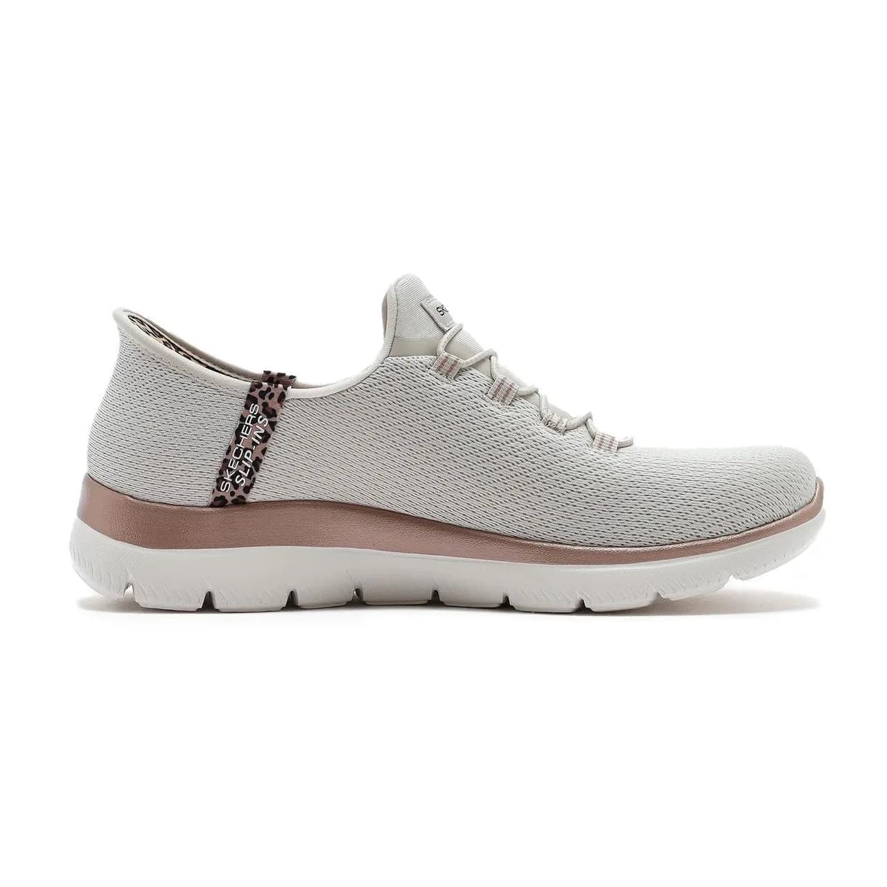 Skechers Summits Leopard Chic Spor Ayakkabı Bej görsel 1