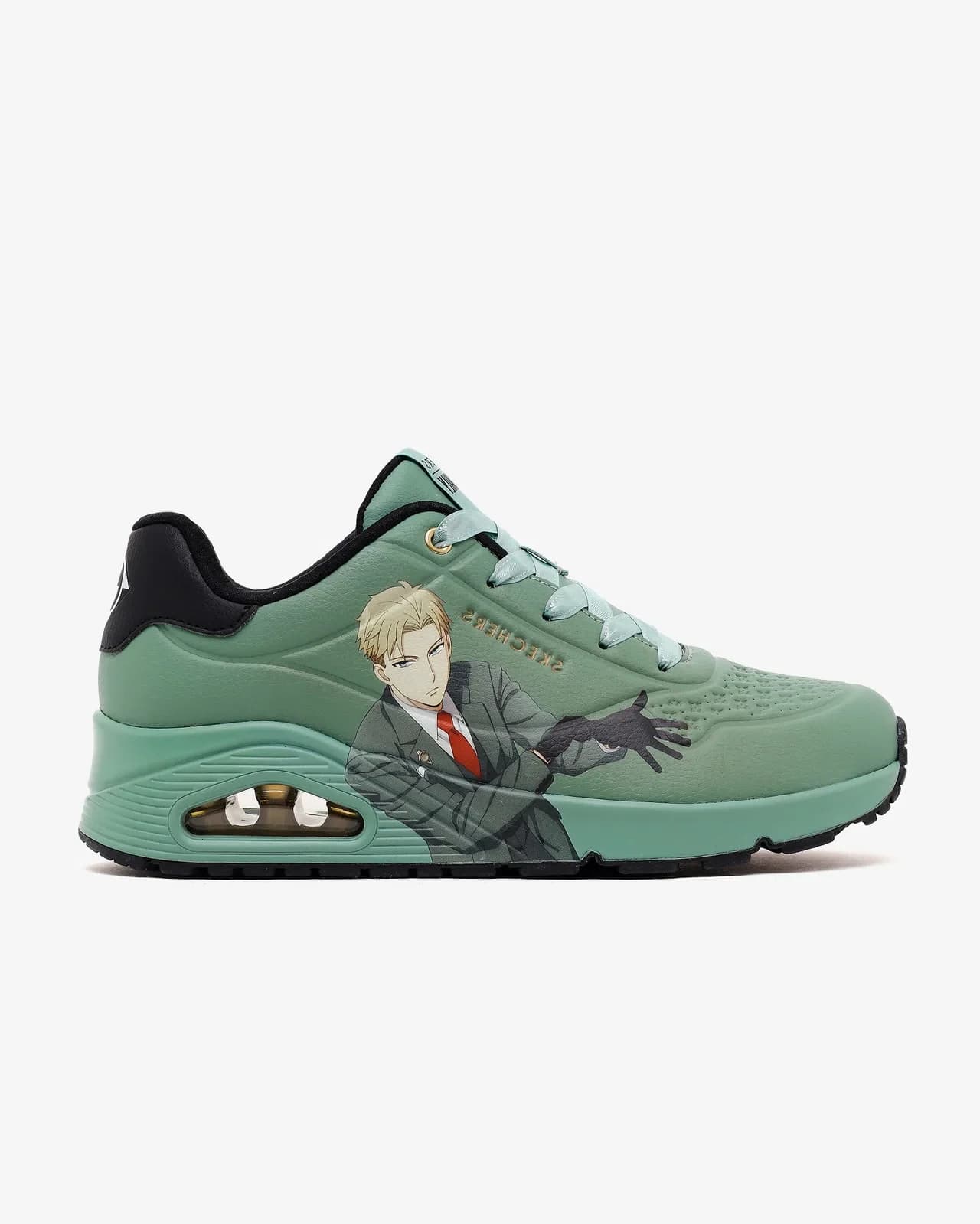 Uno - Spy Family Air Kadın Yeşil Sneakers
