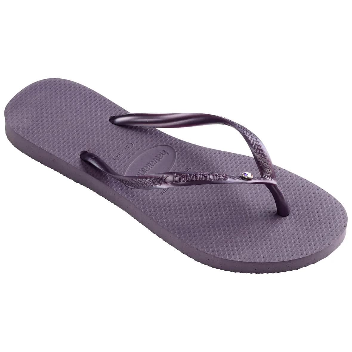 Havaianas Slim Crystal SW II Kadın Terlik - Açık Mor görsel 1
