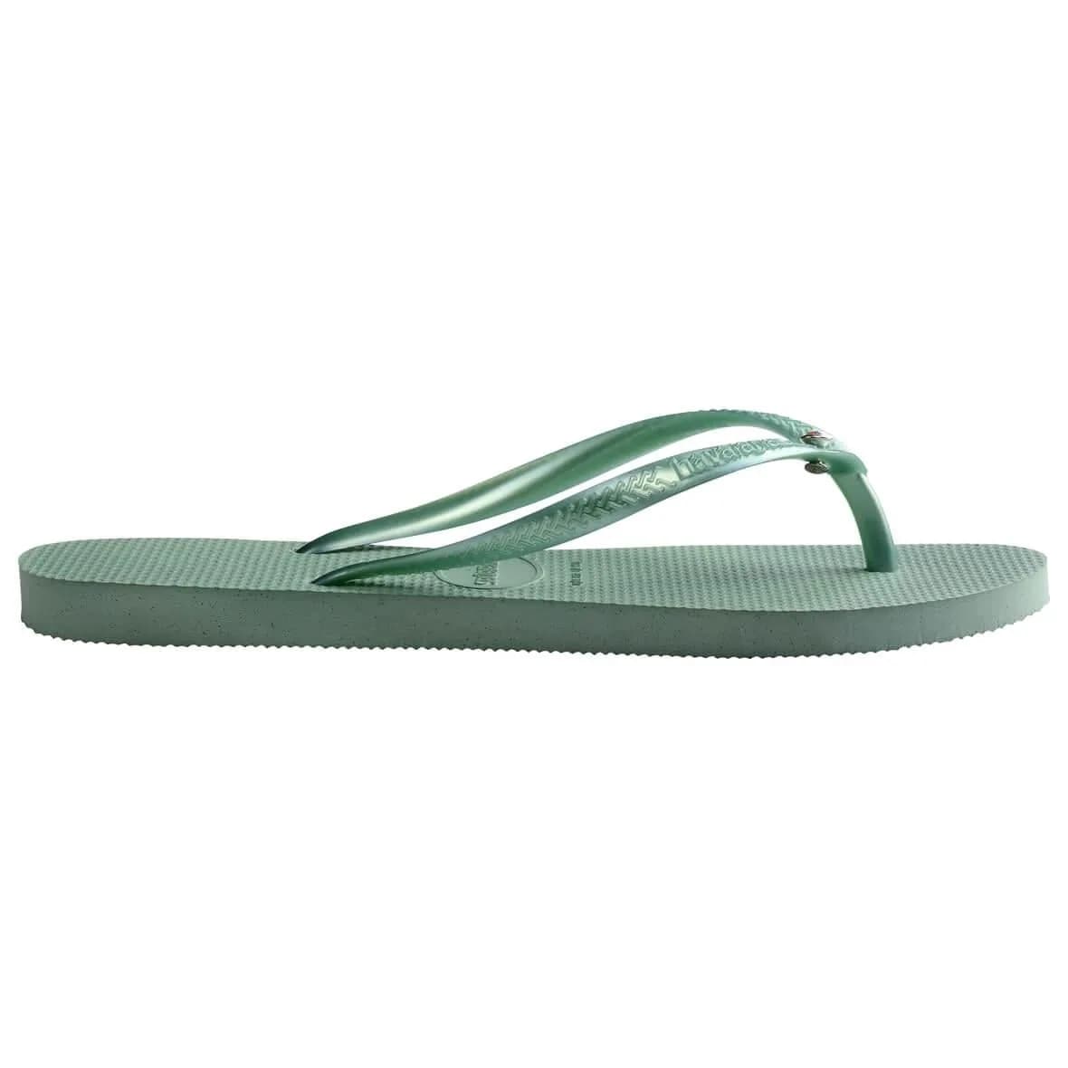 Havaianas Slim Crystal SW II Kadın Terlik - Açık Yeşil