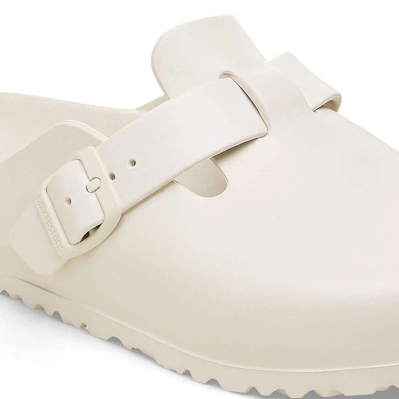 Birkenstock Boston Eva Erkek Ekru Terlik — Beyaz · 1027381 (10/12)