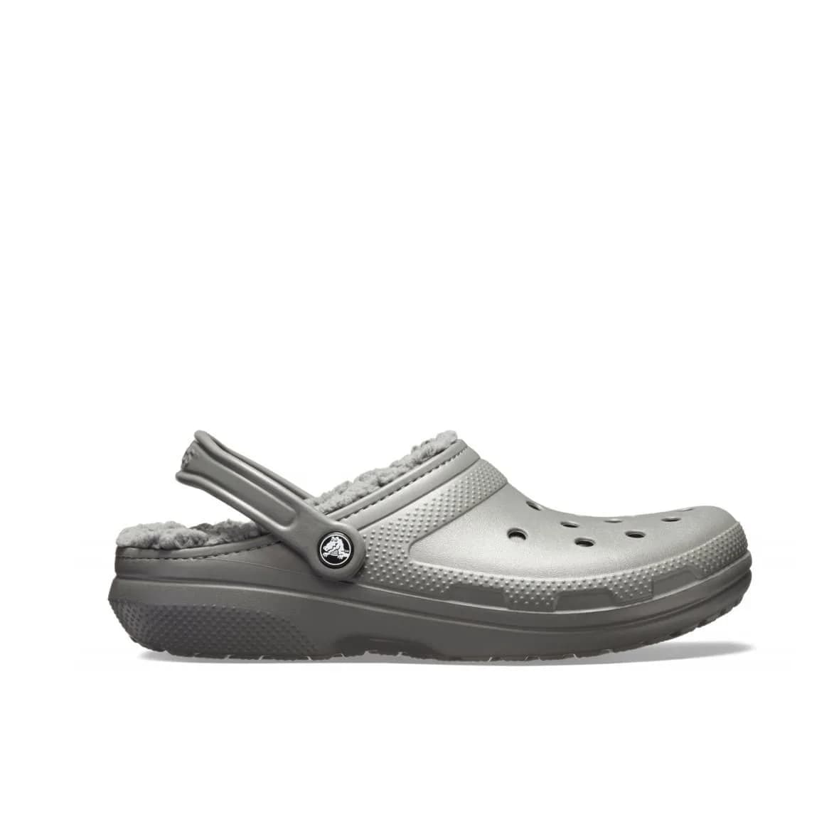 Crocs Classic Lined Clog Erkek Terlik - Gri görsel 1