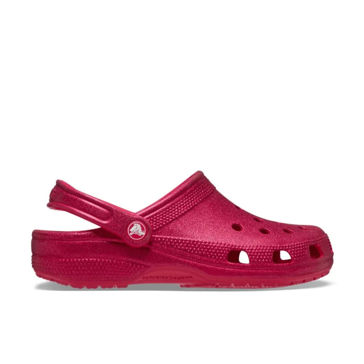Crocs Classic Glitter Clog Kadın Terlik - Kırmızı görsel 1