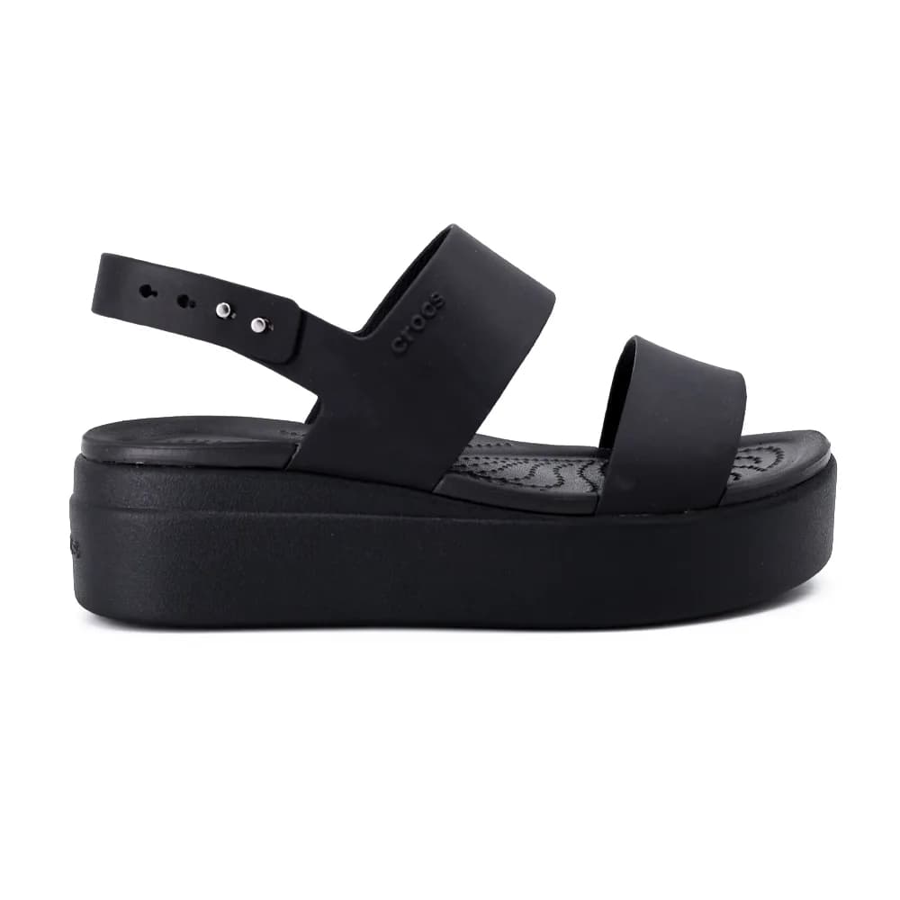 Crocs Brooklyn Low Wedge Kadın Terlik Siyah