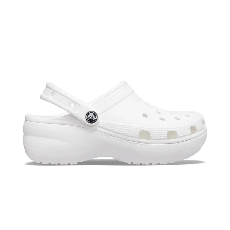 Crocs Classic Platform Clog Kadın Terlik Beyaz görsel 1