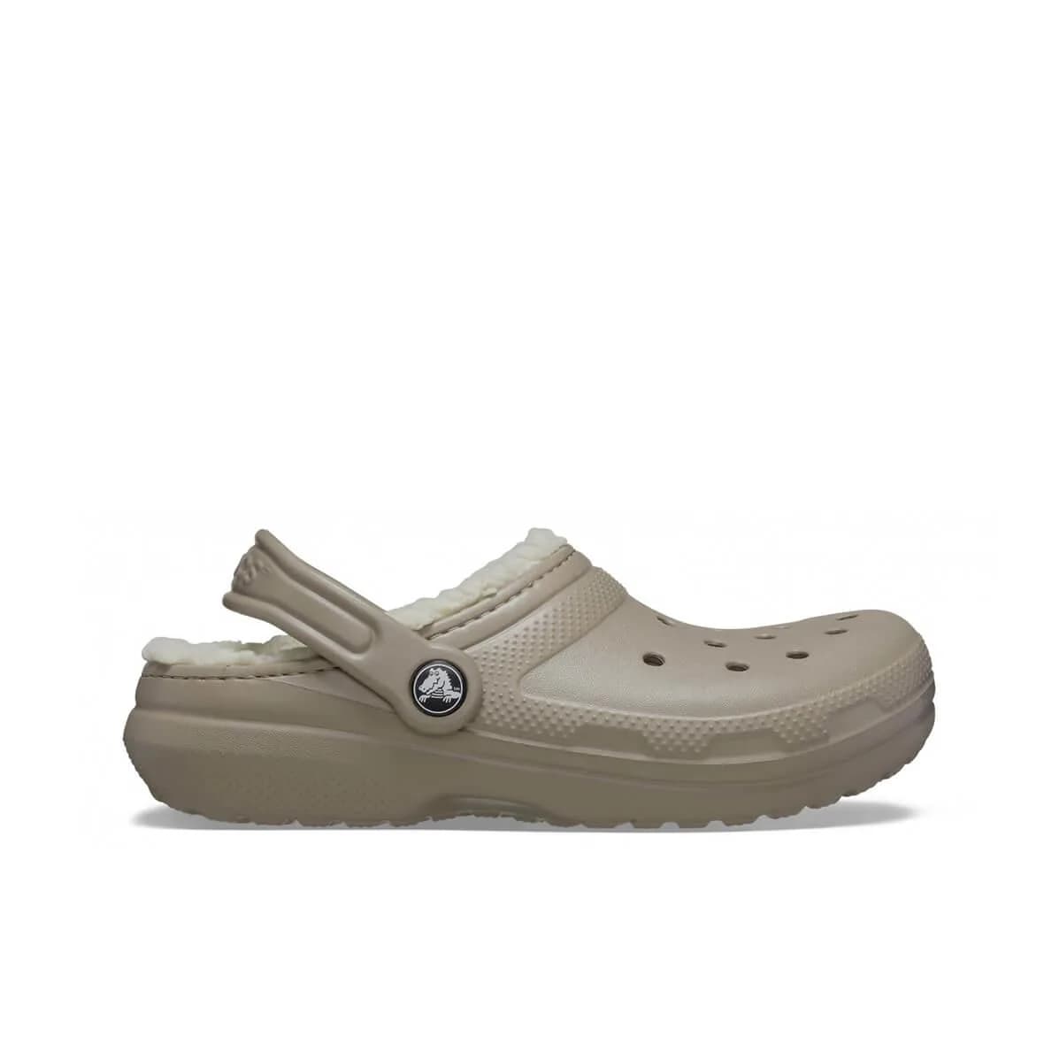 Crocs Classic Lined Clog T Çocuk Terlik - Sütlü Kahve görsel 1