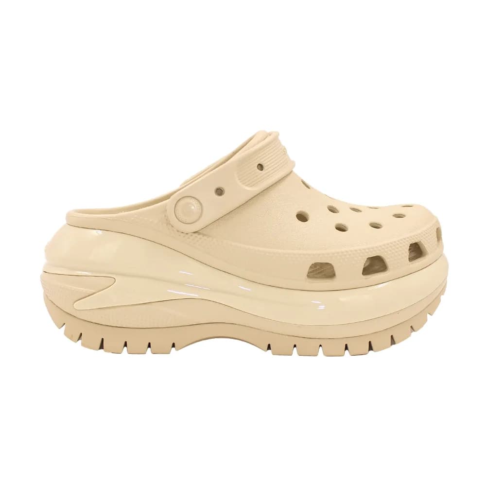 Crocs Classic Mega Crush Clog Kadın Terlik Bej