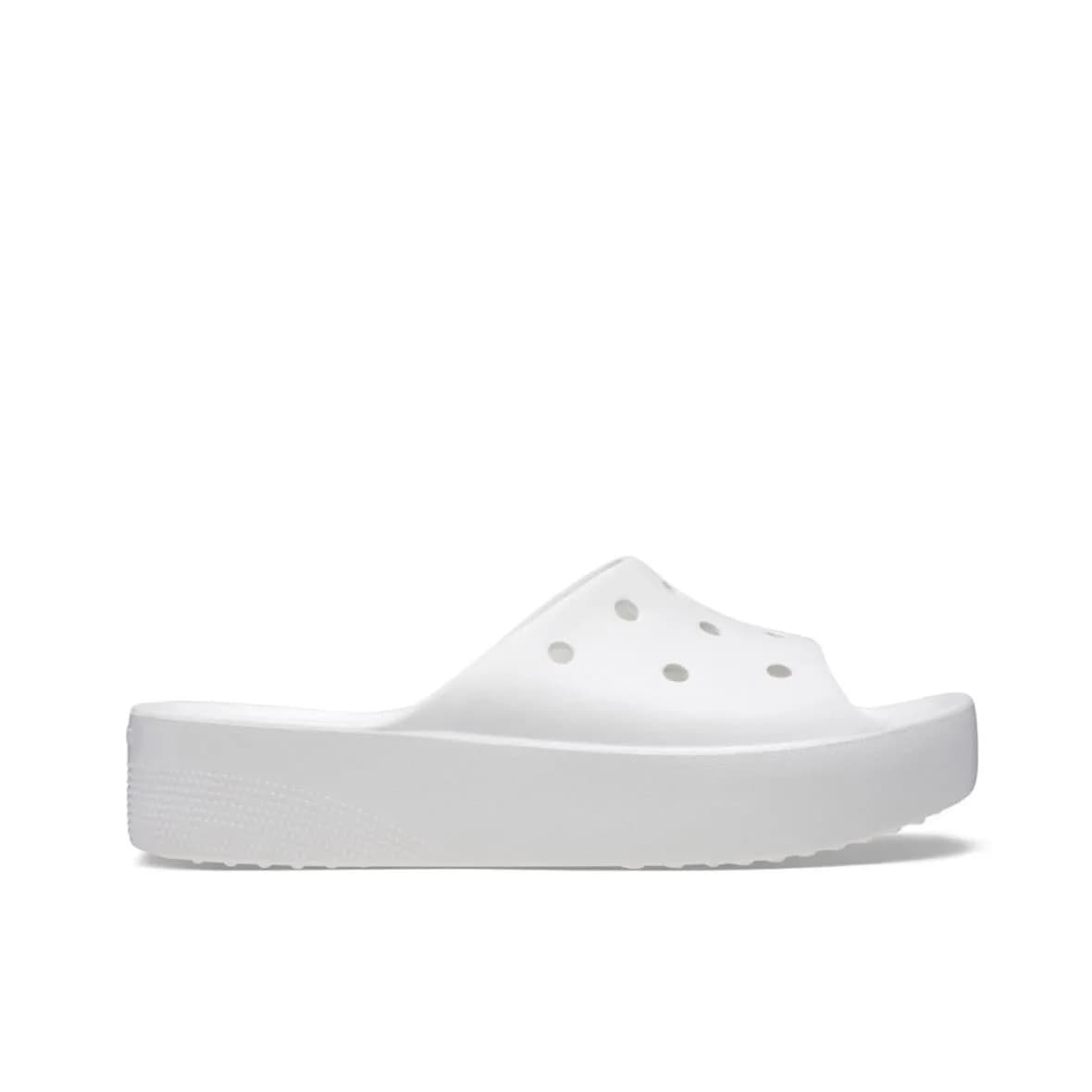 Crocs Classic Platform Slide Kadın Terlik - Beyaz görsel 1