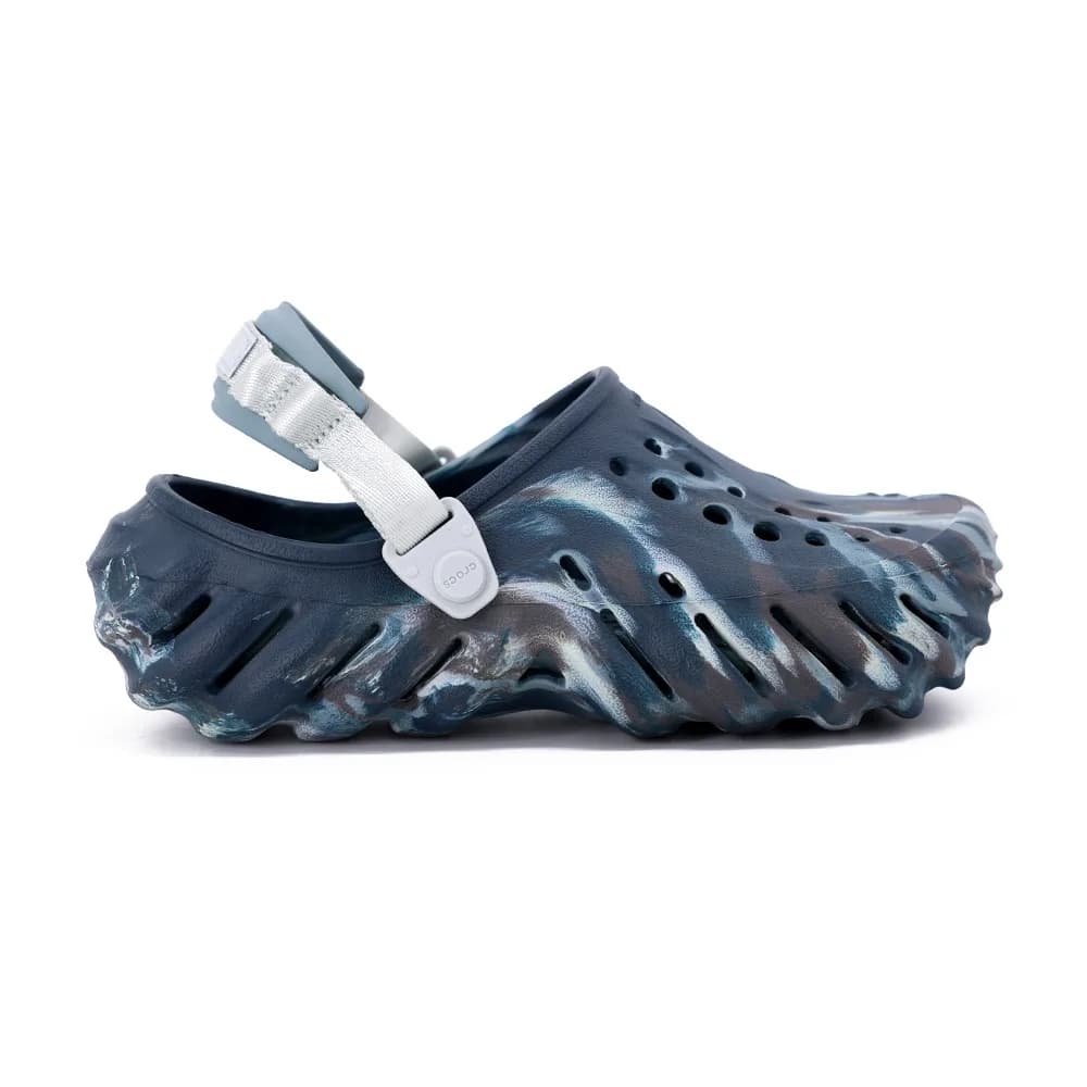 Crocs Echo Marbled Clog Unisex Terlik Yeşil görsel 1