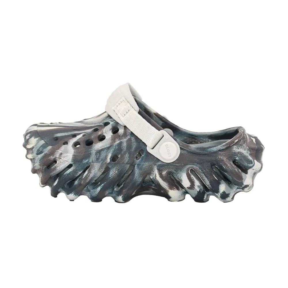 Crocs Echo Marbled Clog Çocuk Terlik Koyu Yeşil