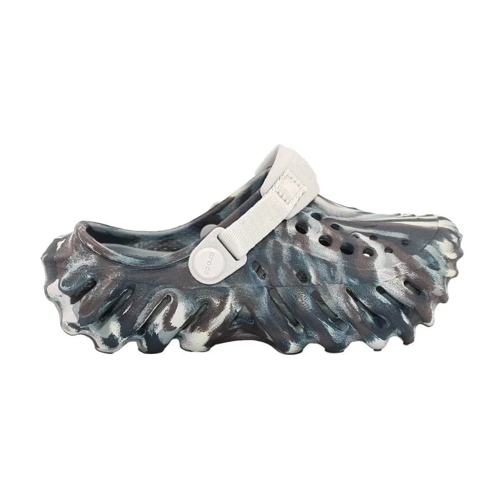Crocs Echo Marbled Clog Çocuk Terlik Koyu Yeşil