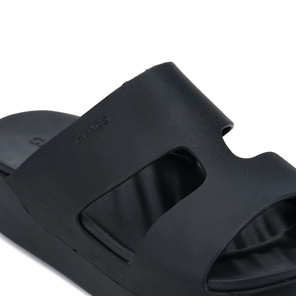 Crocs Getaway Platform H- Strap Kadın Terlik Siyah görsel 1