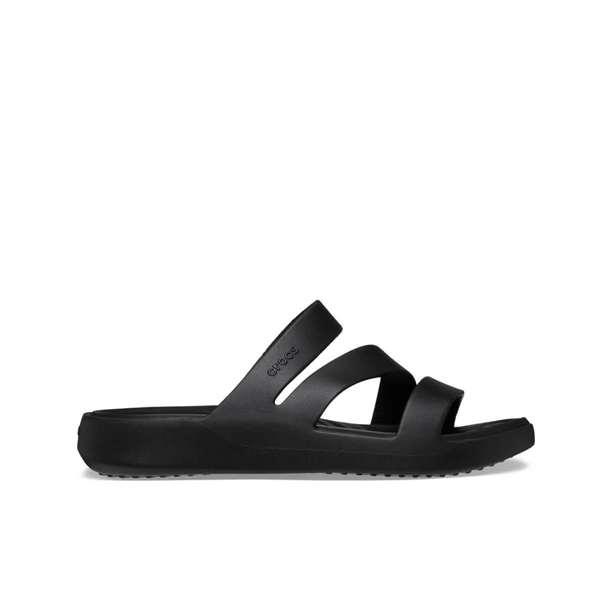 Crocs Getaway Strappy Kadın Terlik - Siyah