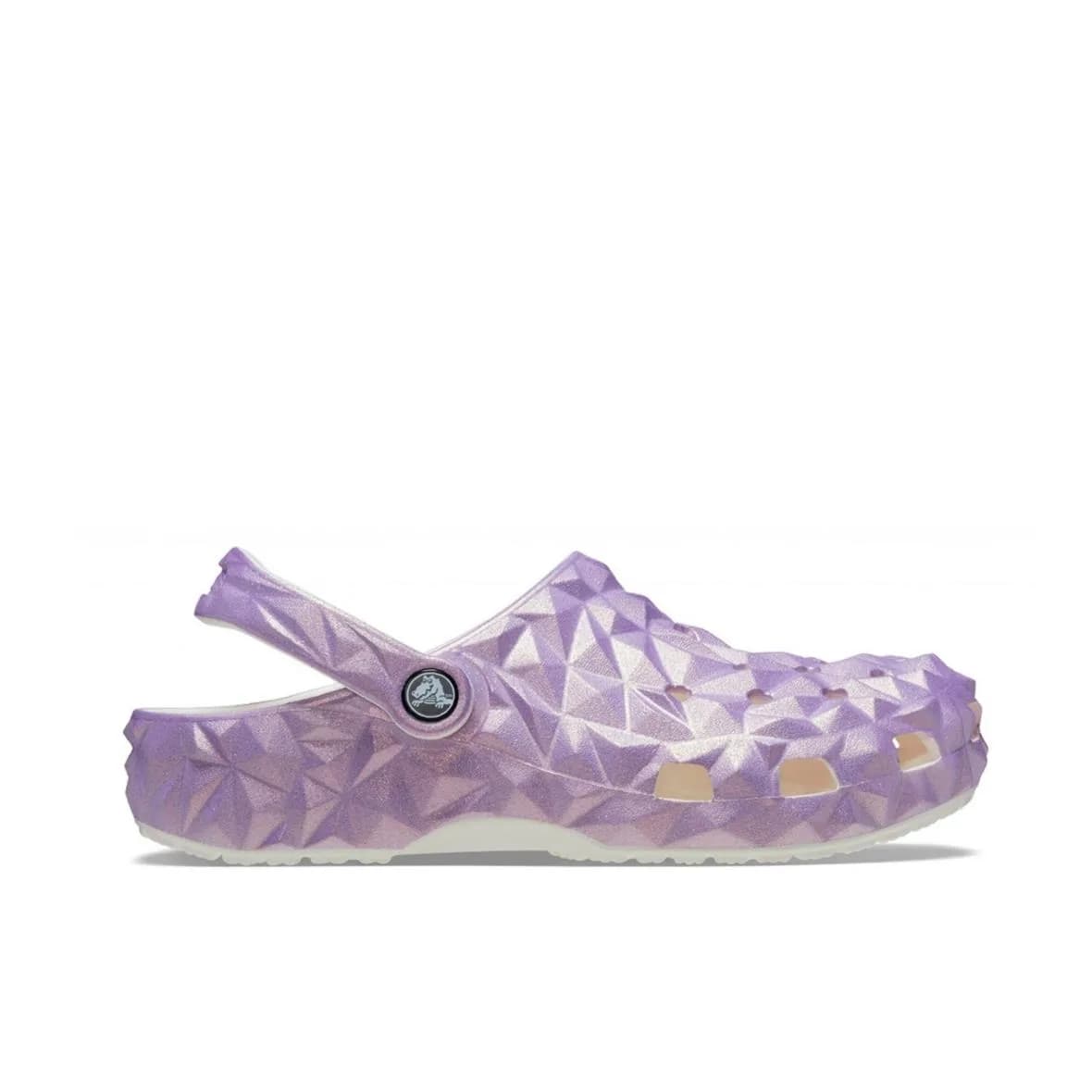 Crocs Classic Iridescent Geo Cgk Çocuk Terlik - Lila görsel 1
