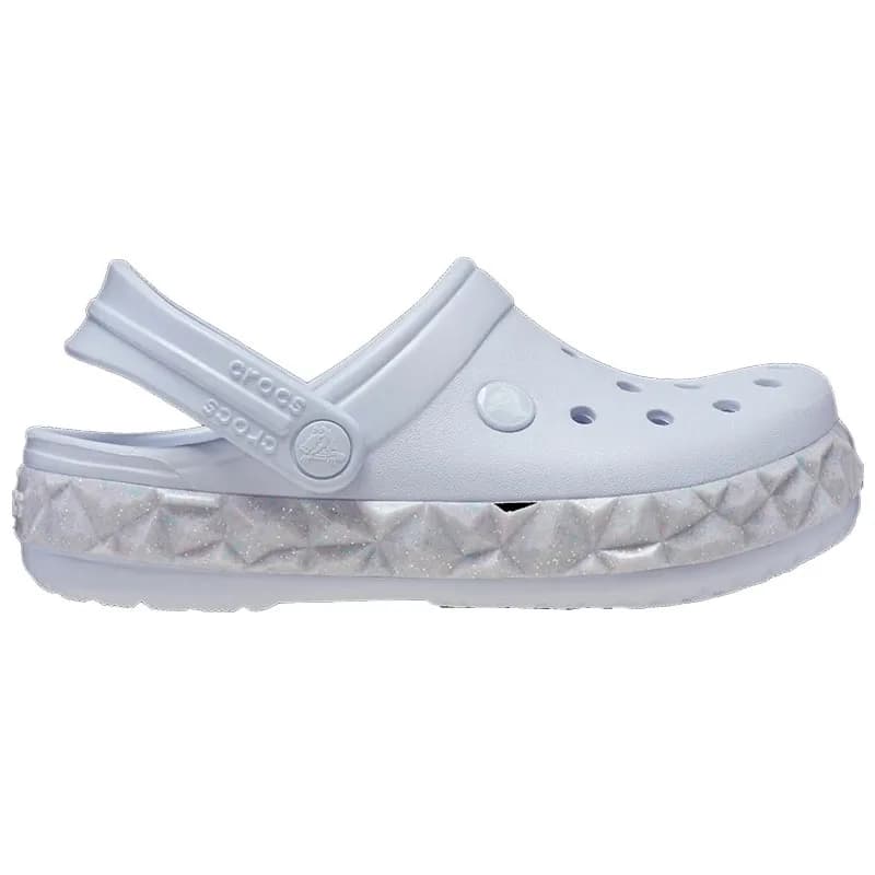 Crocs Geometric Glitter Çocuk Terlik Mavi görsel 1