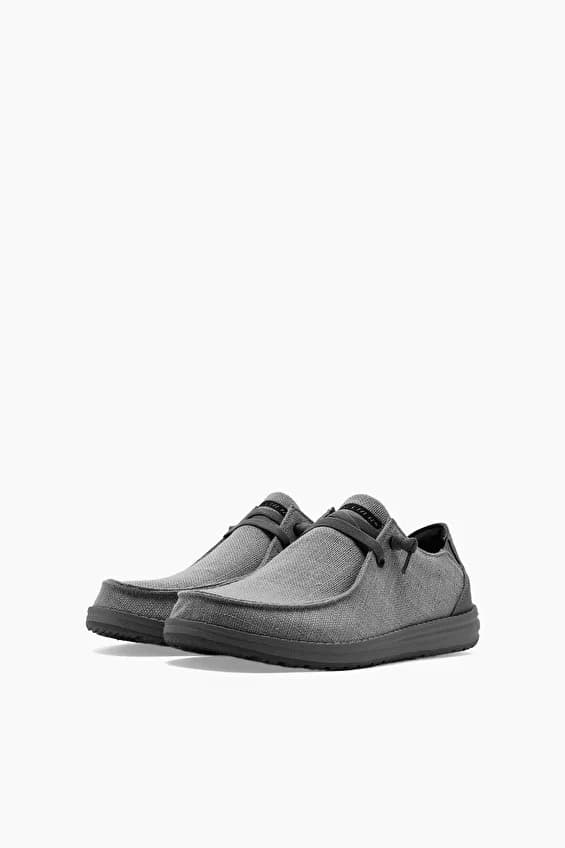 Skechers Erkek Melson Nela Ayakkabı Gri · 210726-GRY (4/10)