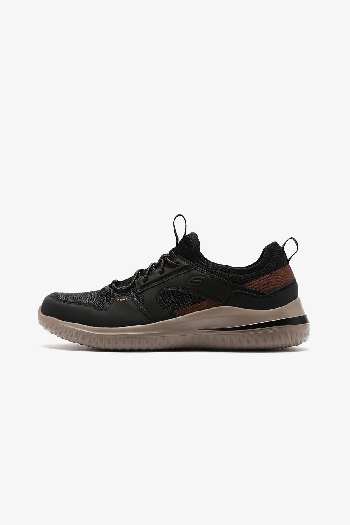 Skechers Erkek Delson Ayakkabı Siyah görsel 1