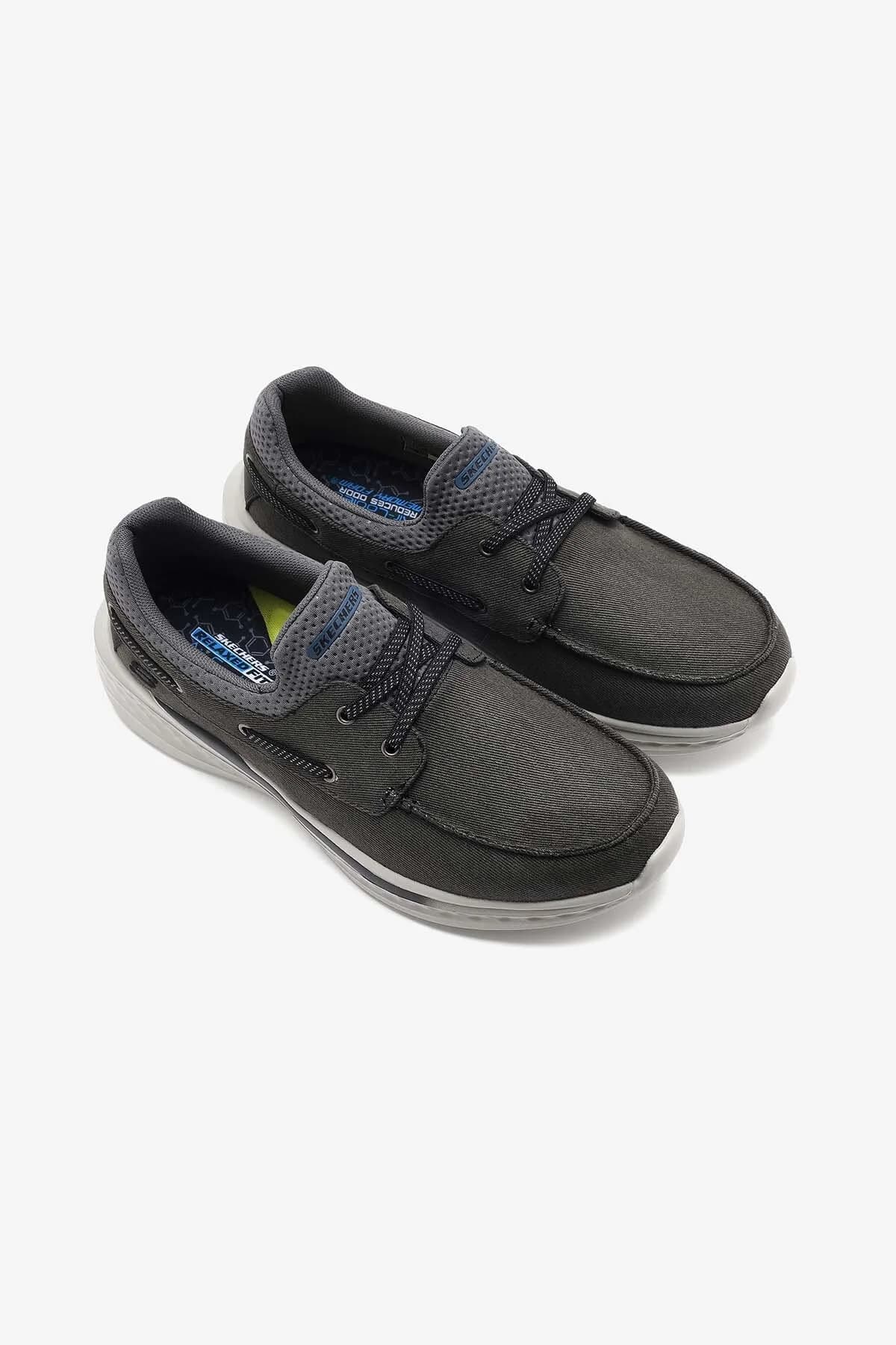 Skechers Erkek Slade Ayakkabı Siyah görsel 1