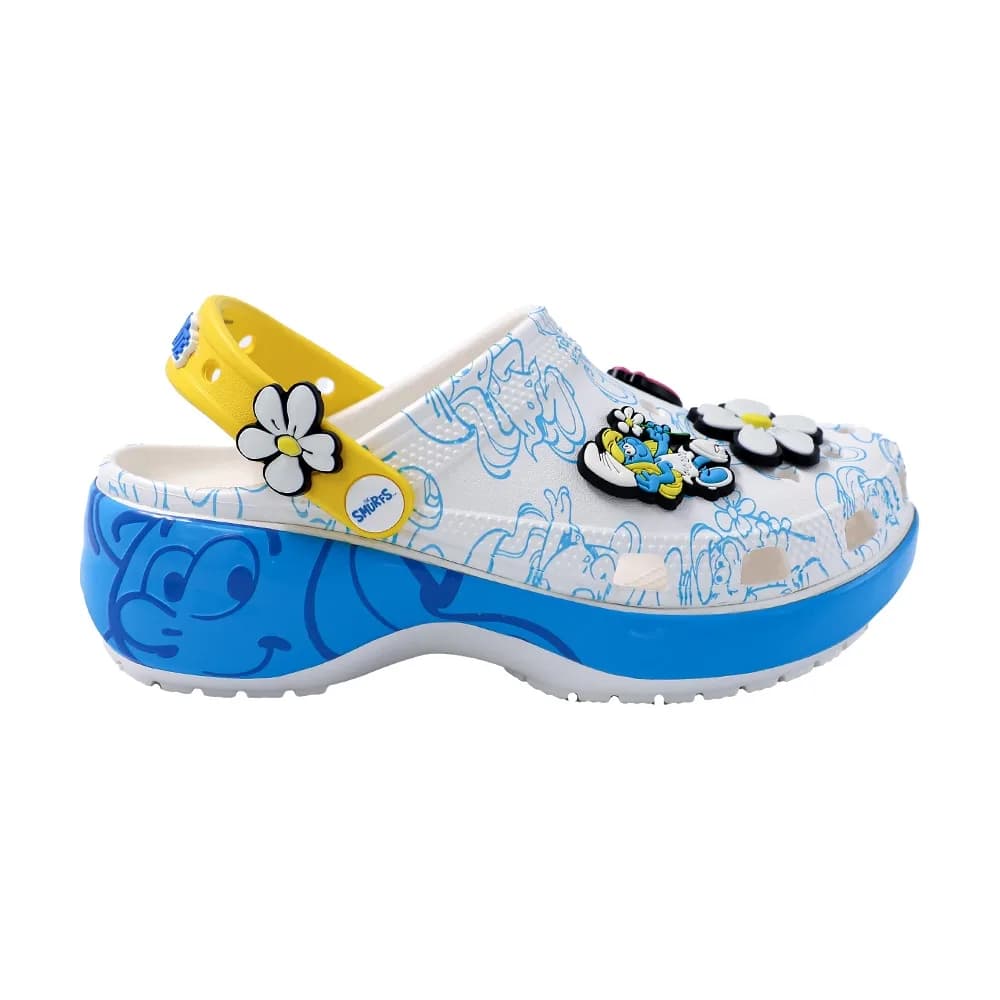 Crocs Smurf Platform Clog Kadın Terlik Çok Renkli görsel 1