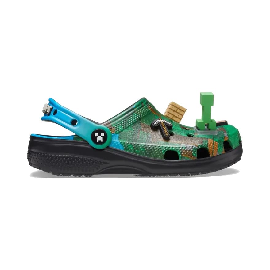 Crocs Minecraft Cls Clg Çocuk Renkli Terlik — Çok Renkli