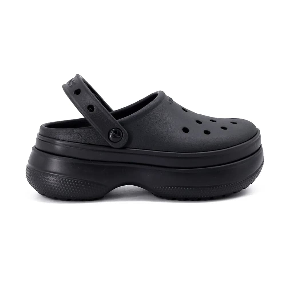 Crocs Classic Stacked Clog Kadın Terlik Siyah