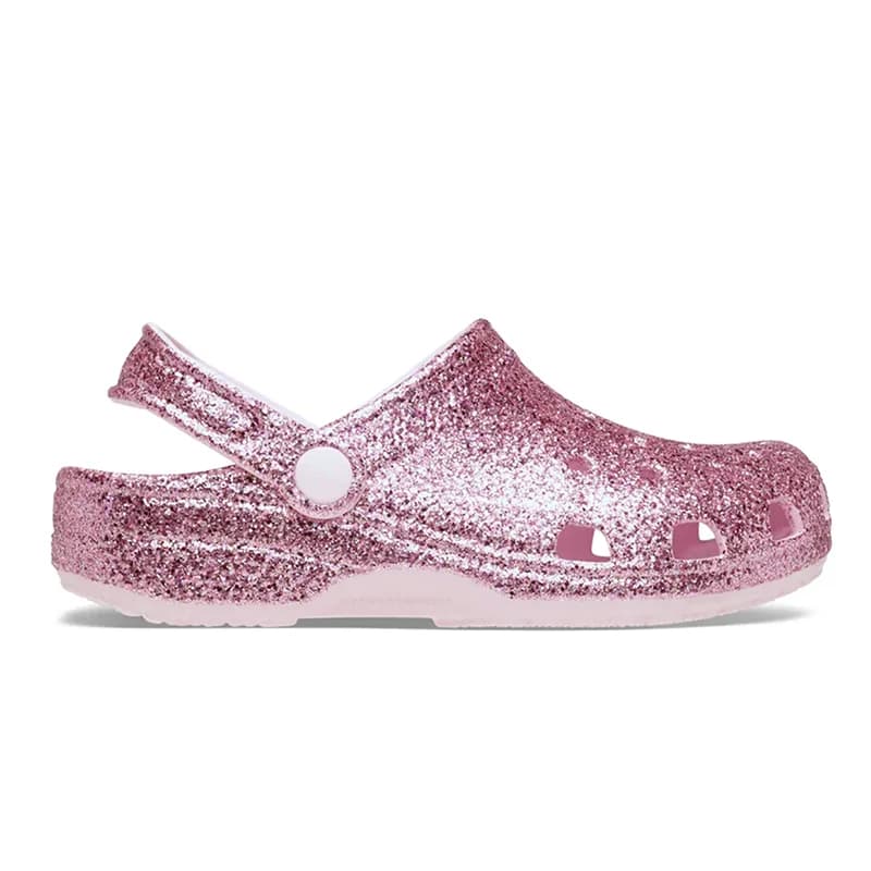 Classic Chunky Glitter Clog K Çocuk Sandalet görsel 1