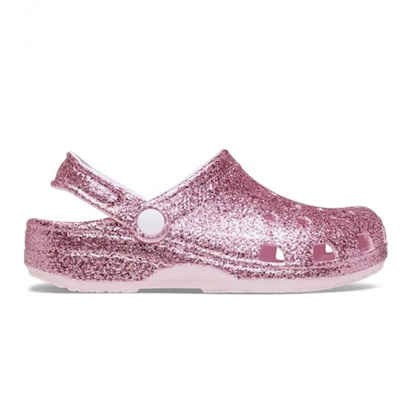 Classic Chunky Glitter Clog T Çocuk Sandalet görsel 1