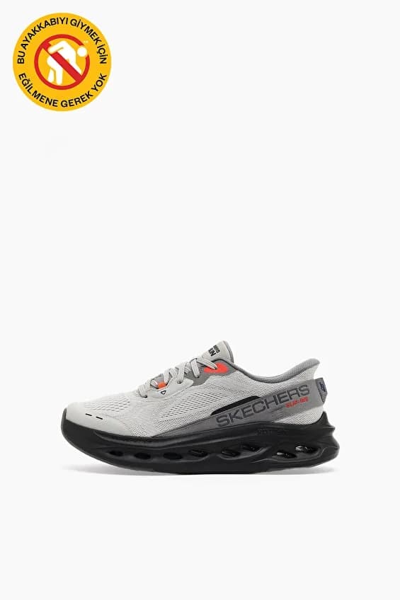Skechers Erkek Max Cushioning Slip ins Ayakkabı Gri/siyah