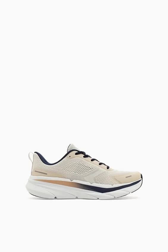 Skechers Erkek Max Cushioning Ayakkabı Bej · 221220-NAT (3/8)