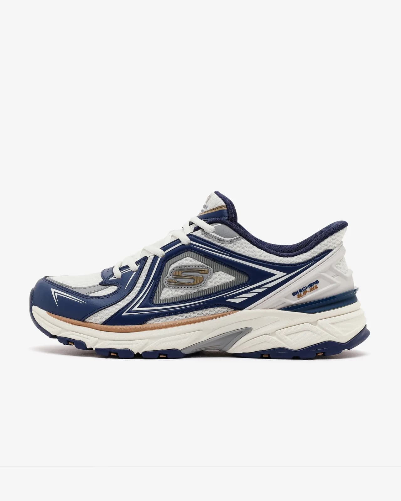 Skechers Stamina Sport Beyaz Lacivert Erkek Sneaker · 233156-WNV (2/5)