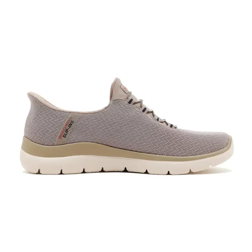 Skechers Arch Fit Summits Spor Ayakkabı Bej-Turuncu görsel 1