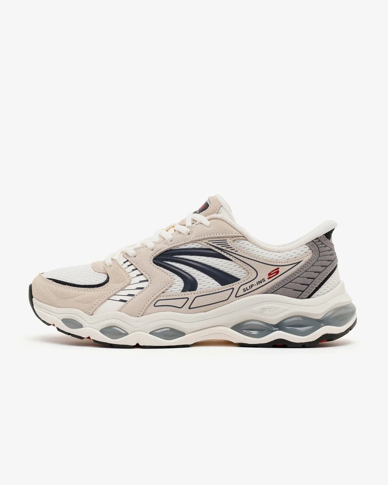 Skechers Skech-Gel Çok Renkli Erkek Deri Sneaker — Bej · 233331-NTBK (2/5)