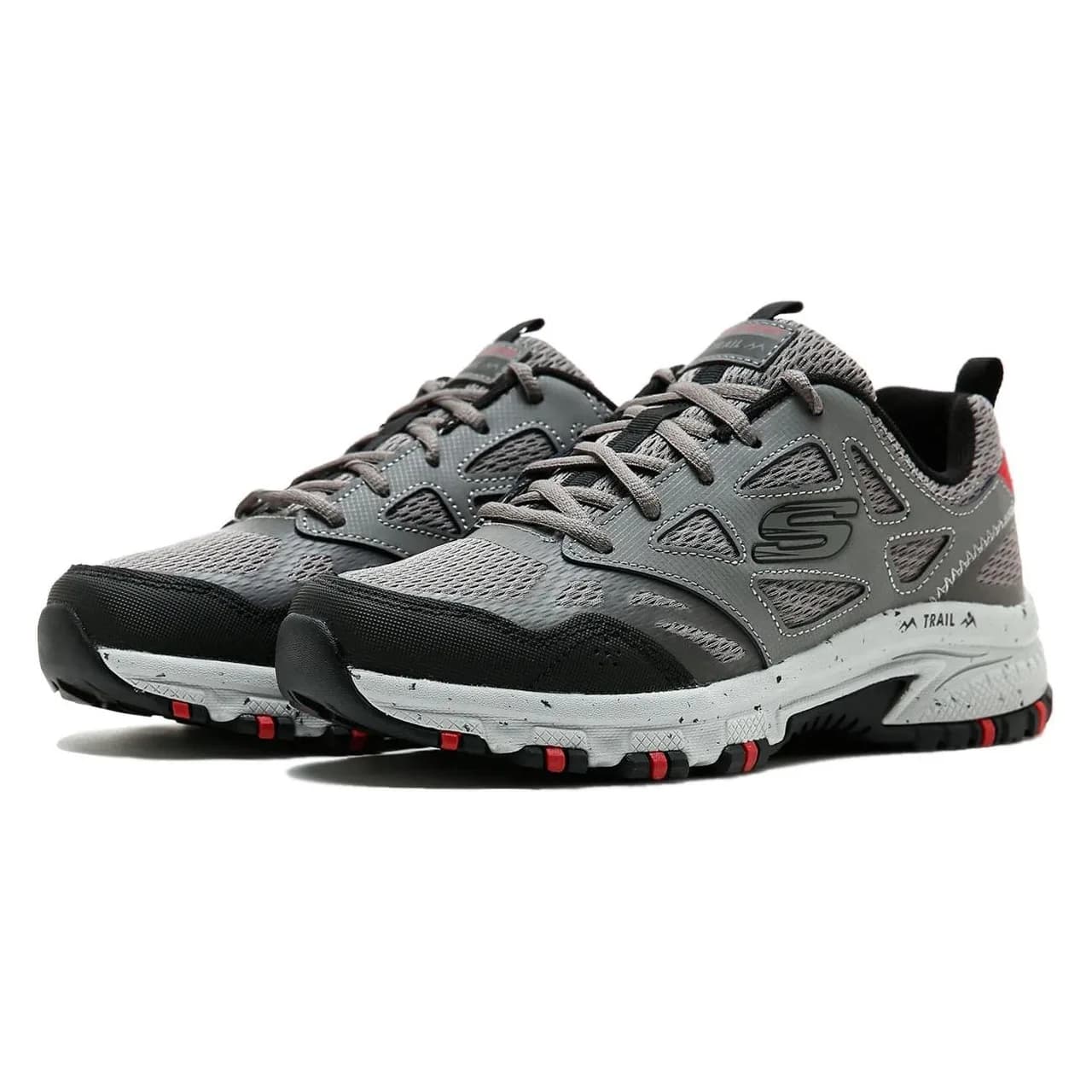 Skechers Gri - Kırmızı Erkek Yürüyüş Ayakkabısı Hillcrest · 237265-CCRD (3/7)