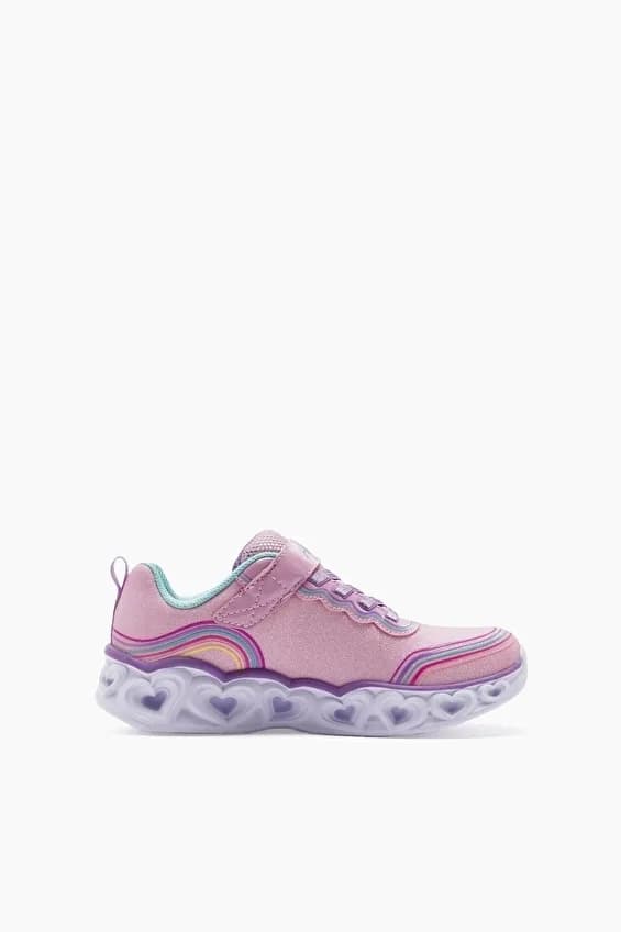 Skechers HEART LİGHTS - RETRO HEARTS Büyük Kız Çocuk Pembe Işıklı Spor Ayakkabı · 302689L-LPMT (3/11)