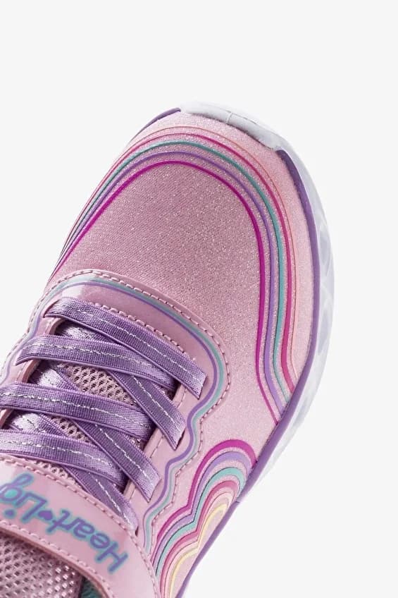 Skechers HEART LİGHTS - RETRO HEARTS Büyük Kız Çocuk Pembe Işıklı Spor Ayakkabı · 302689L-LPMT (9/11)