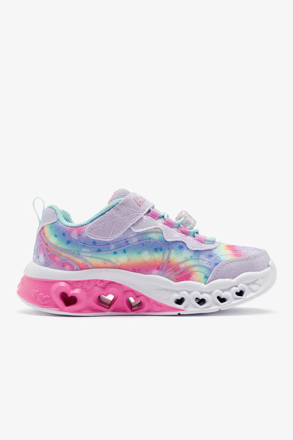 Skechers Çocuk Flutter Heart Lights Groovy Swirl Çocuk Ayakkabı Renkli görsel 1
