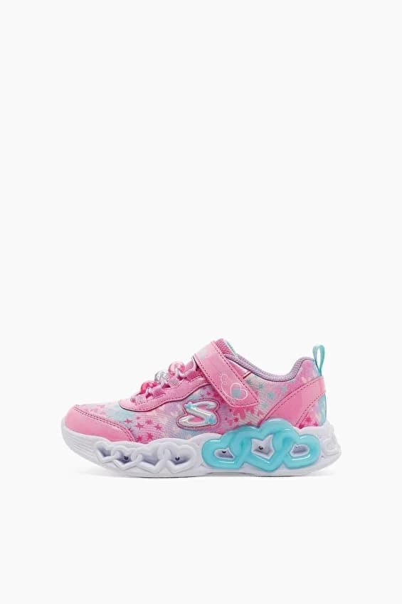 Skechers Çocuk Infinite Heart Lights Ayakkabı Pembe · 303261L-PKMT (7/7)