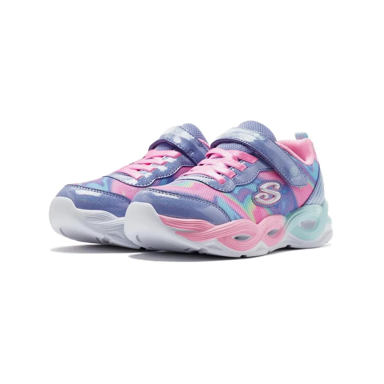 Skechers Twisty Glow - Sorbet Swirl Çocuk Günlük Ayakkabı — Çok Renkli · 303716L-PWMT (8/13)