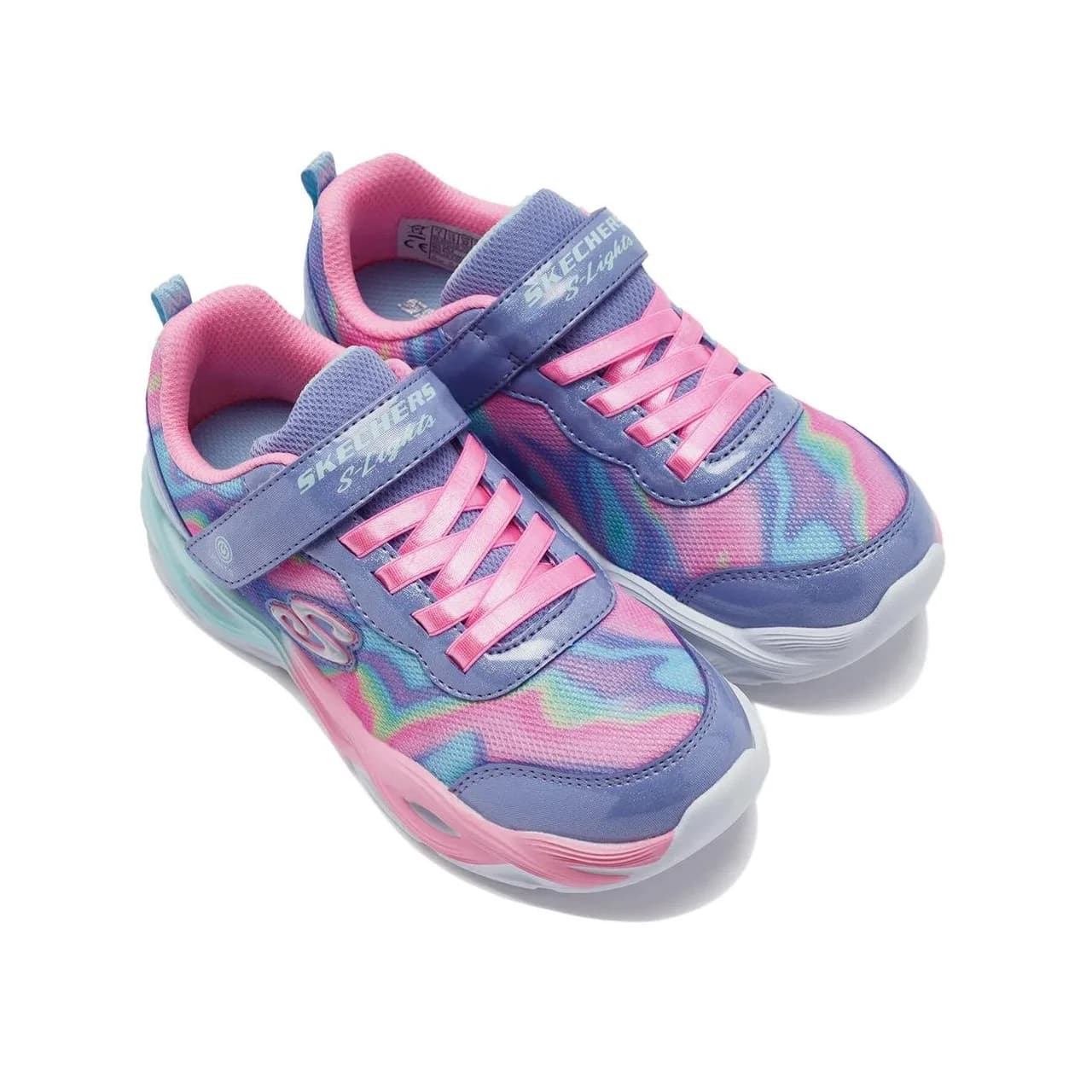 Skechers Twisty Glow - Sorbet Swirl Çocuk Günlük Ayakkabı — Çok Renkli · 303716L-PWMT (9/13)
