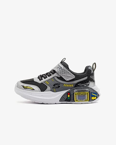 Skechers Garage Büyük Erkek Çocuk Gri Spor Ayakkabı
