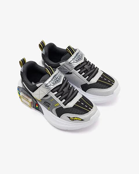 Skechers Garage Büyük Erkek Çocuk Gri Spor Ayakkabı · 402150L-SLBK (4/5)